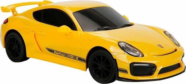 Lisanslı Uzaktan Kumandalı Işıklı Porsche Cayman GT4 SARI1:26 - Image 1