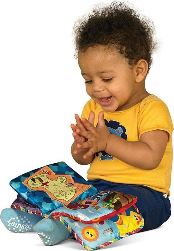 Tomy Lamaze Kaptan Horace İlk Kitabım Eğitici Bez Aktivite Kitabı - Image 1