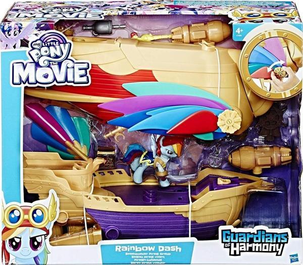My Little Pony Rainbow Dash in Korsan Gemisi Büyük Kız Çocuk Oyun Seti - Image 1