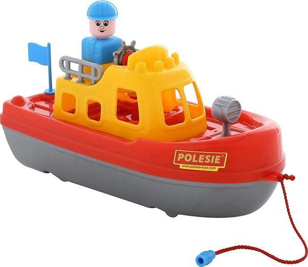 Polesie Polis Devriye Teknesi 31cm KIRMIZI - Image 1