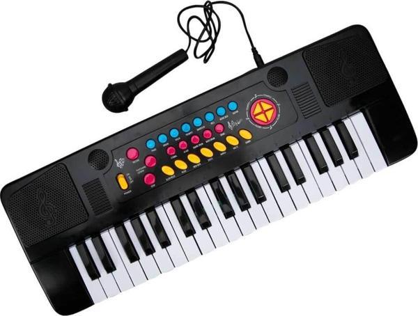 Mikrofonlu Elektronik Org 37 Tuşlu SİYAH - Image 1