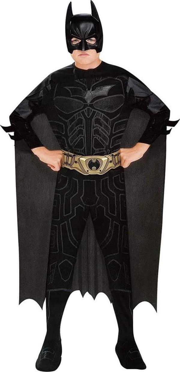 DC Comics Batman Kostüm 8-10 Yaş Kara Şövalye Kıyafeti - Image 1