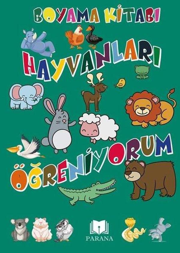 Hayvanları Öğreniyorum-Boyama Kitabı - Parana - Image 1