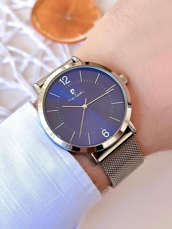 Pierre Cardin BLKT.2.621 Çelik Kordon Erkek Kol Saati 30 Mt Su Gecirmez - Image 1