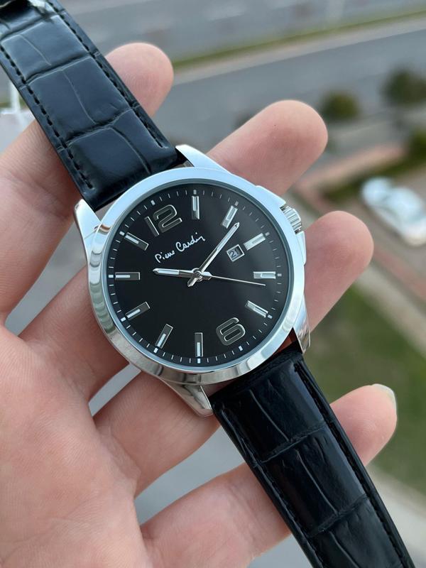 Pierre Cardin Deri Kordon 30 Mt Suya Dayanıklı Erkek Kol Saati EPC800091F103 - Image 1