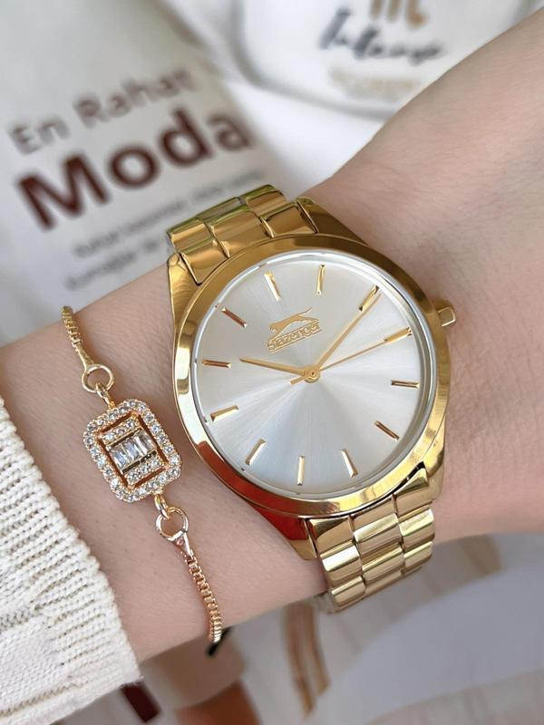 BLKT.S.104 Slazenger 30 Mt Suya Dayanıklı Bileklik Hediyeli Kadın Kol Saati - Image 1