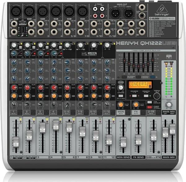 Behringer QX1222USB 16 Kanal Efektli Mikser - Image 1