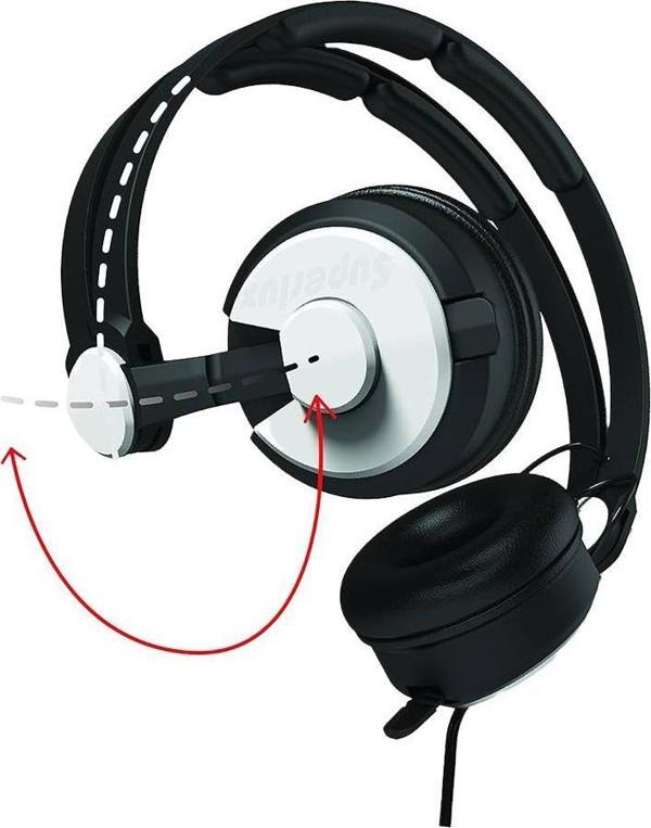 Superlux HD562 Beyaz Stüdyo DJ Kulaklık - Image 1