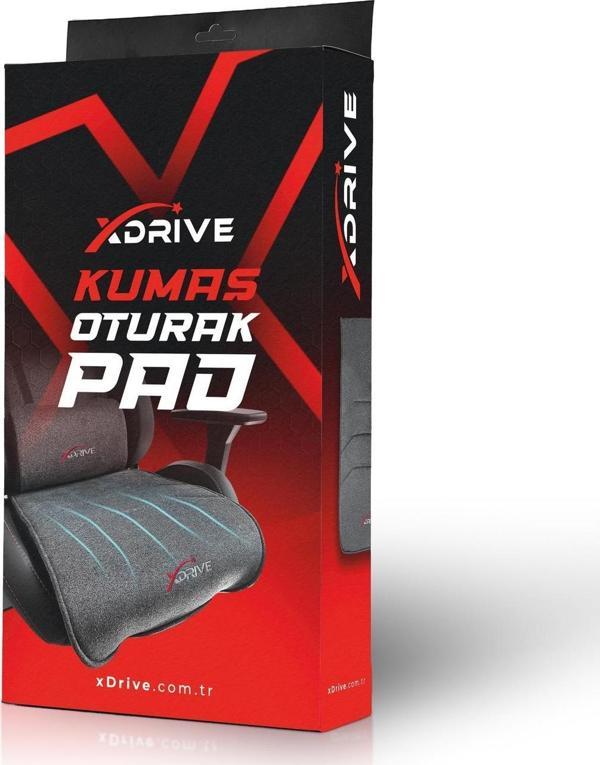 xDrive Premium Oturak Pad Kumaş Gri - Image 1