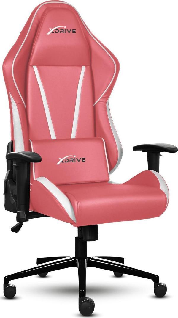 xDrive Sancak Profesyonel Oyuncu Koltuğu Pembe/Beyaz - Image 1