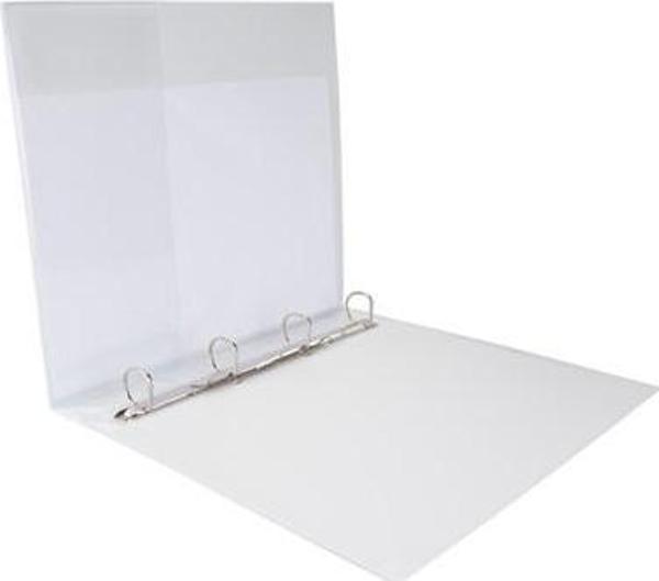FİRMA EVRAK SUNUM KLASÖRÜ A4 PVC 3 CM 4 HALKALI (250 YAPRAK) 27,5X32 CM - Image 1