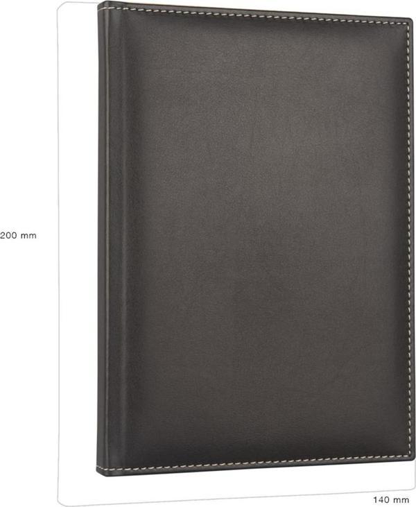 DERİ KAPAK DEFTER AJANDA TARİHSİZ DÜZ 14X20 CM - Image 1