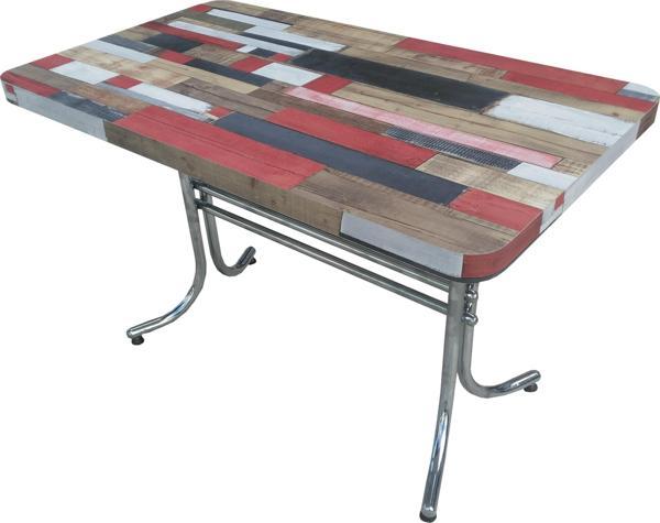 Masa 12517 LAMİNANT Isıdan Az etkilenir çizilmez Metal Ayak bağlant Kolay temizlk - Image 1