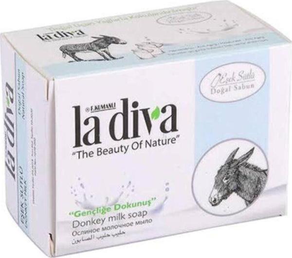 La Diva Eşek Sütü Sabunu Doğal Güzellik Sabunu X 2 Adet - Image 1
