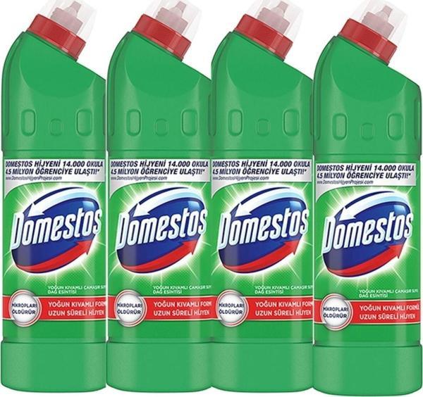 Naturel Ev Yaşam Domestos Çamaşır Suyu 750 Ml Dağ Esintisi (750 Ml X 4 Adet) - Image 1