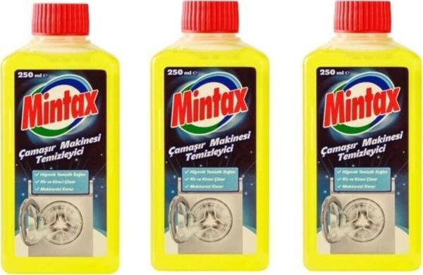 Mintax Çamaşır Makinesi Temizleyici 250 Ml X3 - Image 1