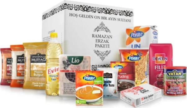 Piyale Ramazan Erzak Yardım Kumanya Kolisi 13 Parça - Image 1