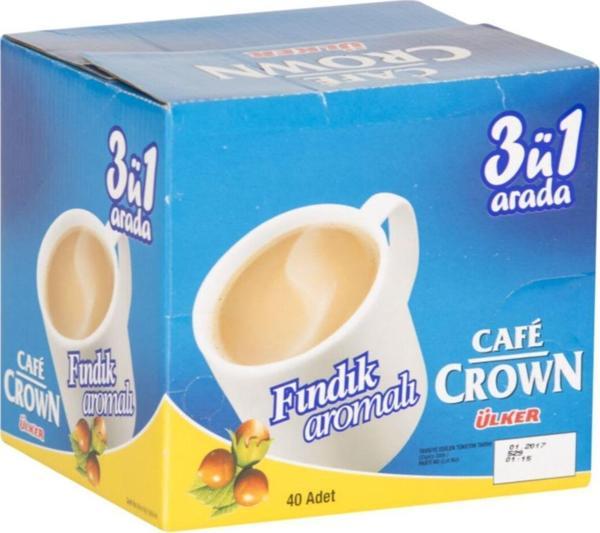 Ülker Cafe Crown 3'Ü1 Arada Fındıklı 40 x 18 G - Image 1