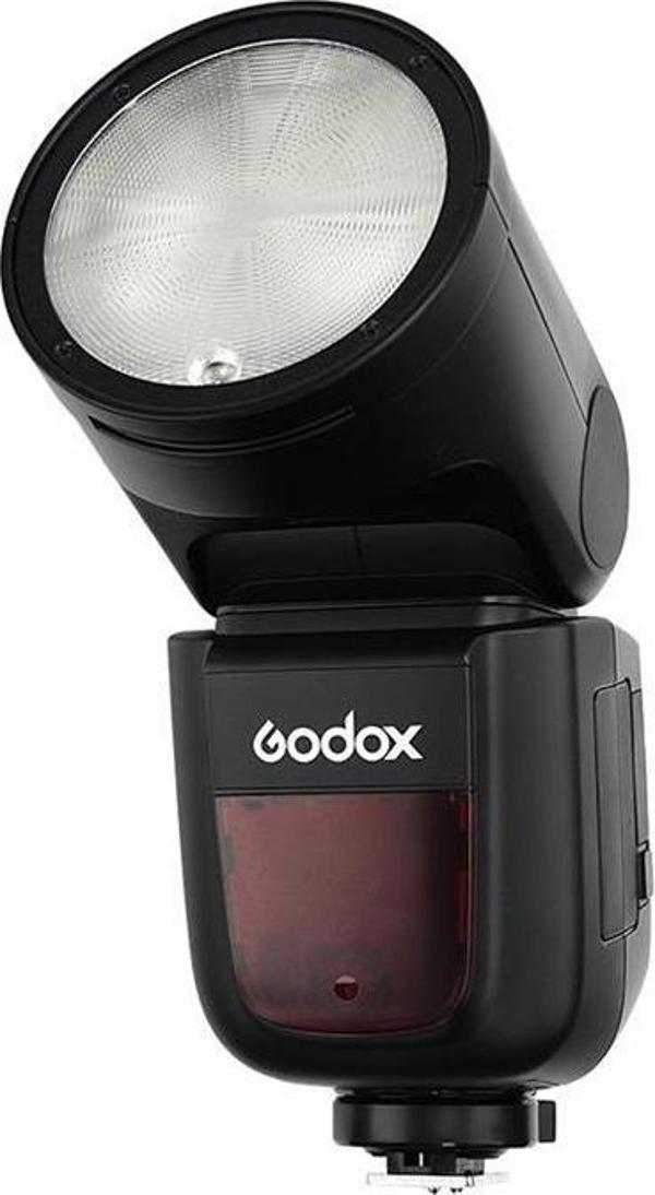 Godox V1 TTL Yuvarlak Kafa Bataryalı Tepe Flaş (Nikon) - Image 1
