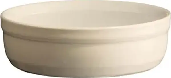 Emile Henry Fırın Kabı Yuvarlak Creme Brulee 12 Cm Ekru-21013 - Image 1
