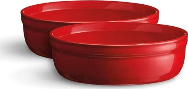 Emile Henry Fırın Kabı Yuvarlak Creme Brulee 12 Cm Kırmızı - Image 1