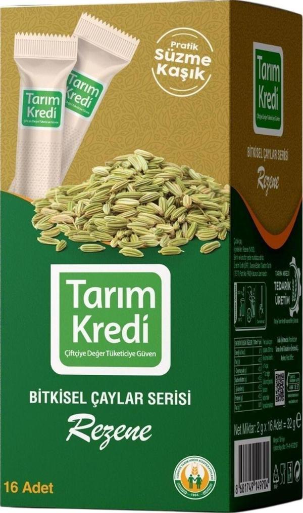 Tarım Kredi Birlik Tarım Kredi Rezene Çubuk Çay 32Gr (16 x 2Gr) - Image 1