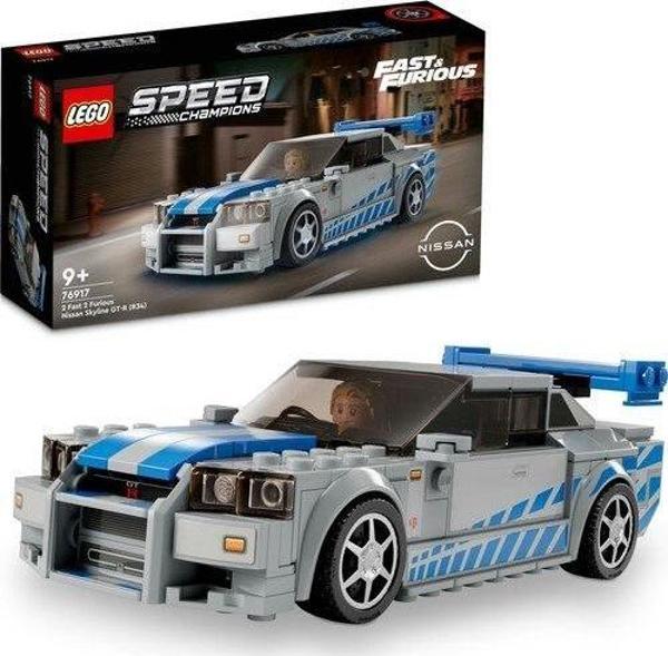 Lego Speed Champions Fast-Furıous Nissan Skyline GT-R 76917 Lisanslı Ürün - Image 1