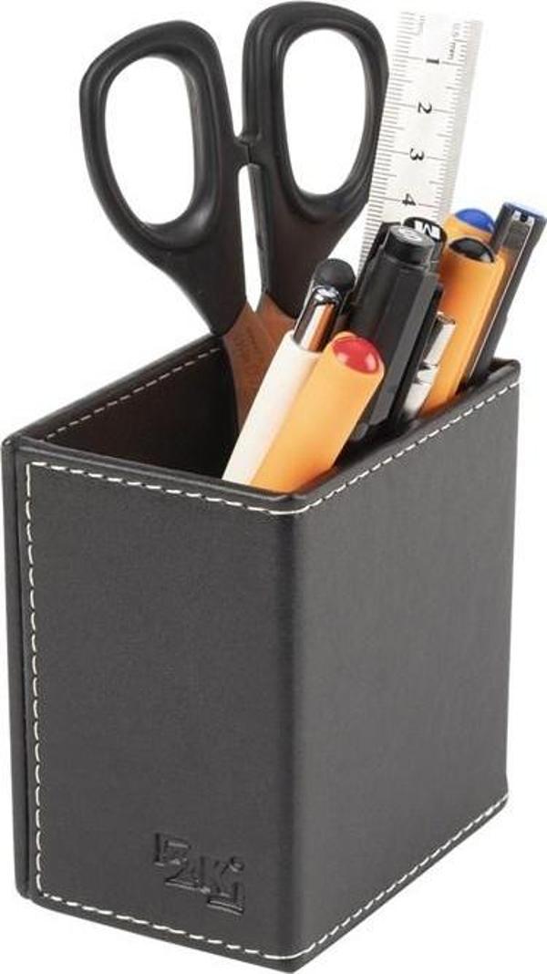 Kalemlik Suni Deri Masaüstü 9,5X6X10 cm - Image 1