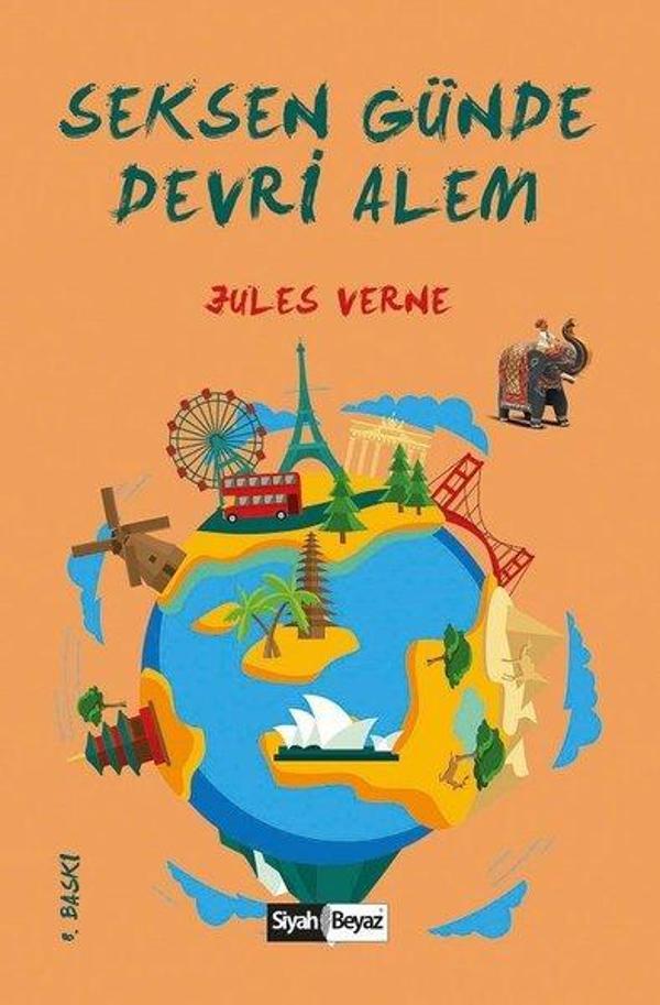 Seksen Günde Devri Alem - Siyah Beyaz - Image 1