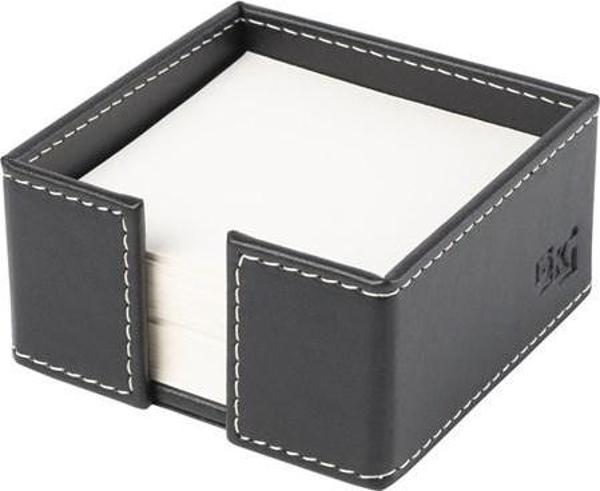 Küp Bloknotluk Suni Deri Masaüstü 10X10X5 cm - Image 1