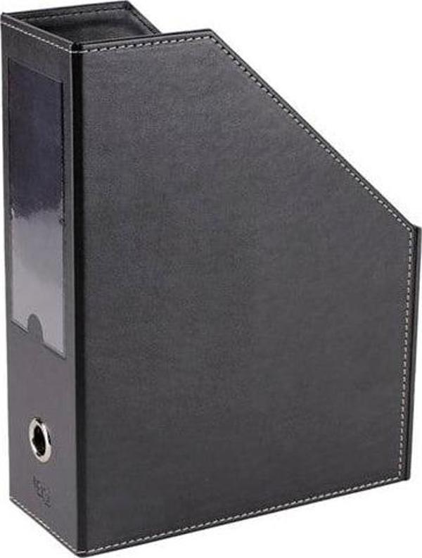 MAGAZİNLİK SUNİ DERİ MASA ÜSTÜ A4 9 CM GENİŞ 23X30 CM - Image 1