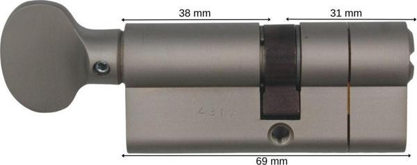 Mul-T-Lock Mtl 300 Tuzaklı Bilyalı Barel Kapı Kilidi 69 Mm - Image 1
