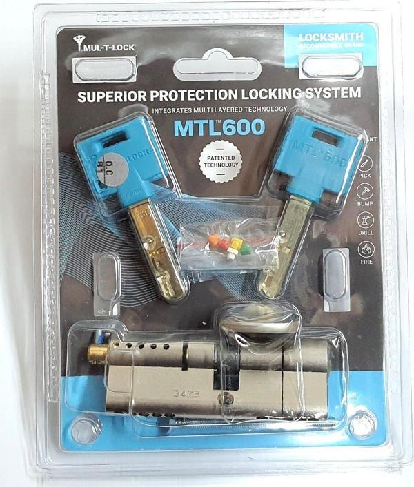 Mul-T-Lock Mtl600 Interactive Yüksek Güvenli Tuzaklı Mandallı Barel 83 Mm 3 Anahtar - Image 1