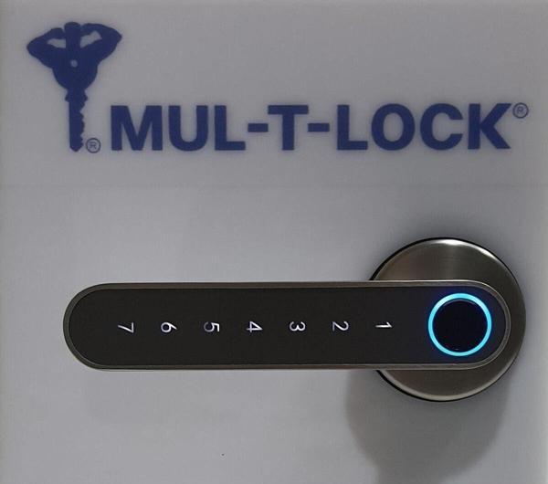 Mul-T-Lock Smart Handle - Akıllı Kapı Kolu Saten - Image 1