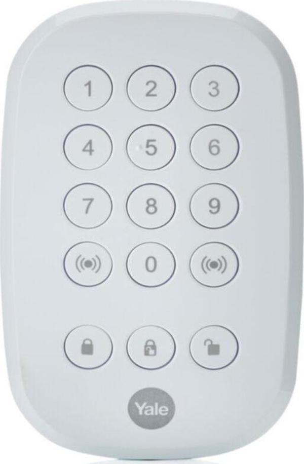 Yale Ac-Kp Sync Alarm Tuş Takımı - Sync Akıllı Ev Alarmı - 200M Menzil - Alexa, Google Asistan Ve P - Image 1