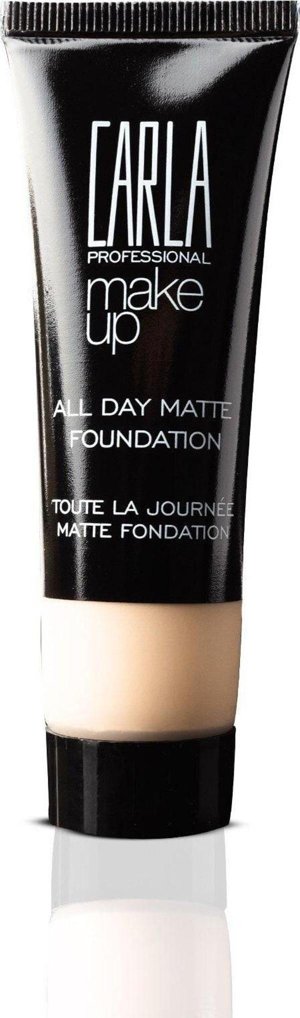 Carla Fondöten - All Day Matte Foundation Açık - No: 302 - Image 1