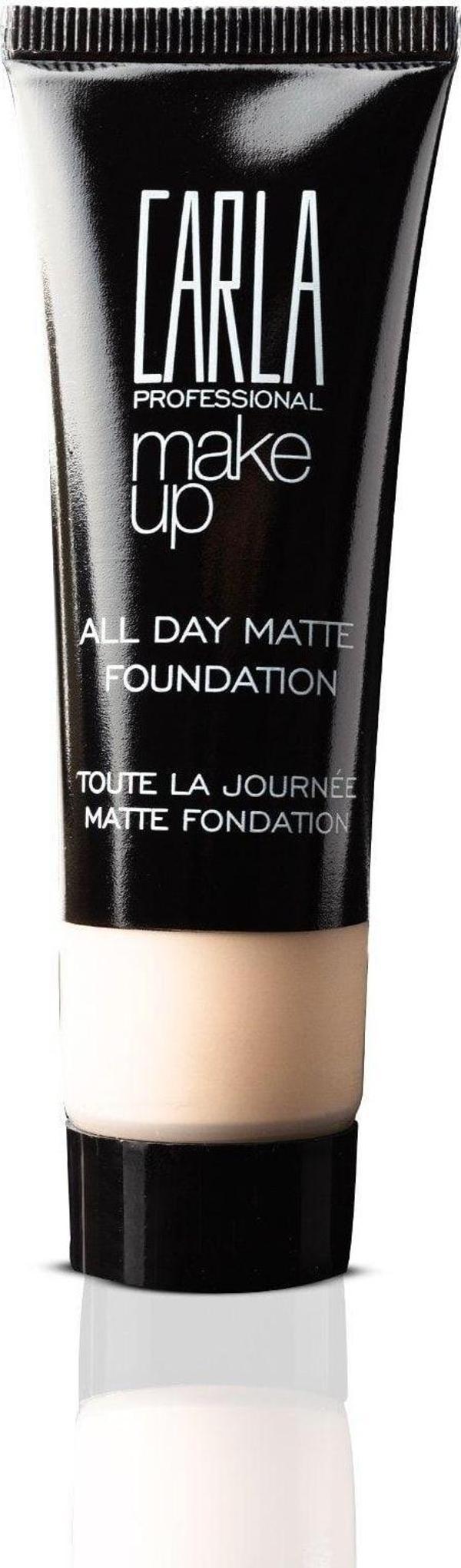 Carla Fondöten - All Day Matte Foundation Koyu - No: 304 - Image 1