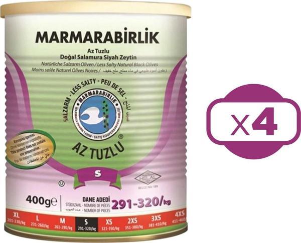 Marmarabirlik Az Tuzlu Zeytin 400 gr x 4 Adet - Image 1