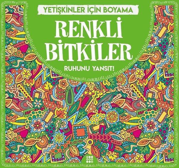 Renkli Bitkiler-Yetişkinler İçin Boyama - Dokuz Yayınları - Image 1