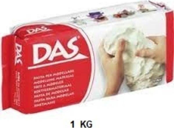 Das Kil Model Hamuru Hava Ile Kuruyan Seramik Porselen Hamuru Doğal 1 Kg Beyaz - Image 1