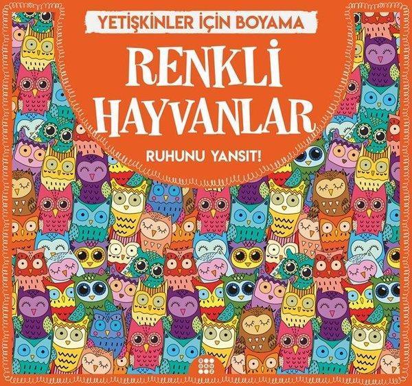 Renkli Hayvanlar-Yetişkinler İçin Boyama - Dokuz Yayınları - Image 1