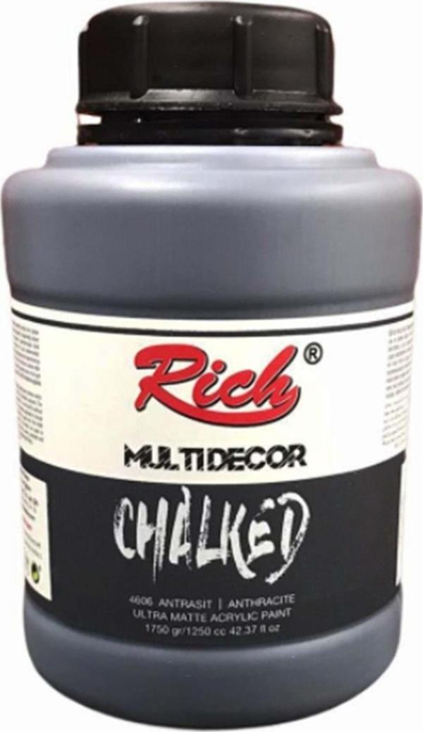 Rich Boya Multı Decor Chalked 1250 Cc Antrasit *new - Image 1