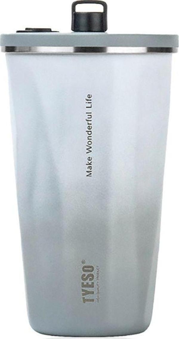 Tyeso Termos Candy Tumbler Vakumlu Paslanmaz Çelik Termos 600 ML Gri - Image 1