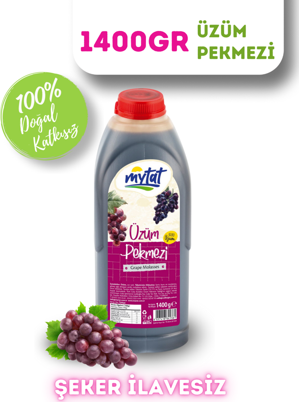Mytat Doğal Katkısız Üzüm Pekmezi 1400 gr - Image 1