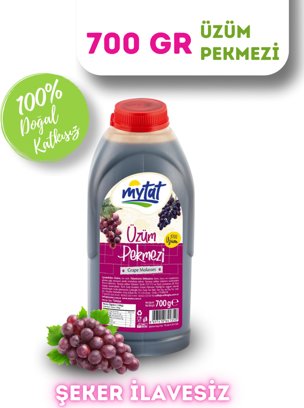 Mytat Doğal Katkısız Üzüm Pekmezi 700 gr - Image 1