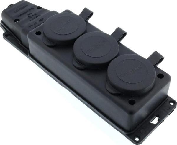 Tek-İş Kauçuk 1x16a Monofaze 3’lü Grup Priz Çoklu Priz - Image 1