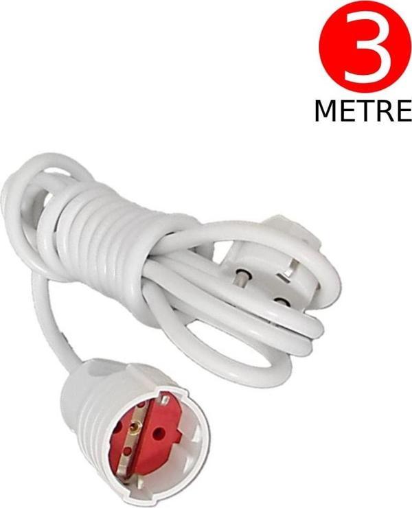 Tek-İş Uzatıcı Takımı Uzatma Kablosu Topraklı Seyyar Ara Kablo 3 Metre - Image 1