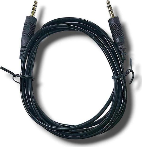 Tek-İş Aux Stereo Ses Aktarım Kablosu 3.5mm Jak Erkek Erkek L Tipi 1.5 Metre - Image 1