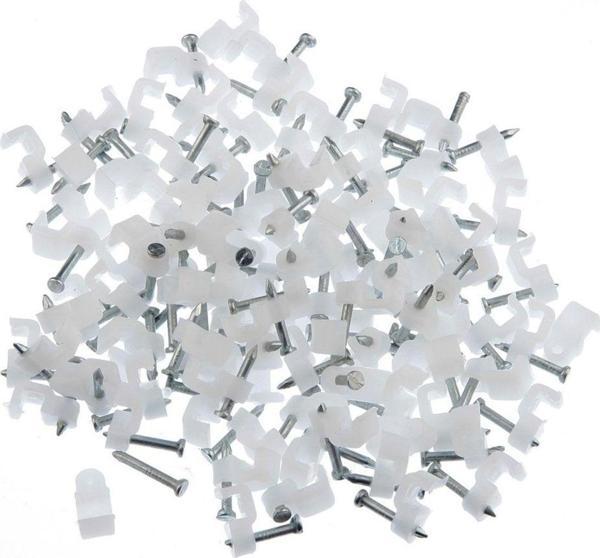 Tek-İş Beton Çivili Kablo Tutucu Kroşe No: 1 4 Mm 50 Adet - Image 1