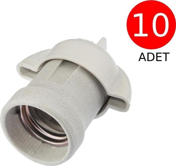 Tek-İş Duy E-27 Askılı Bahçe E27 10 Adet - Image 1